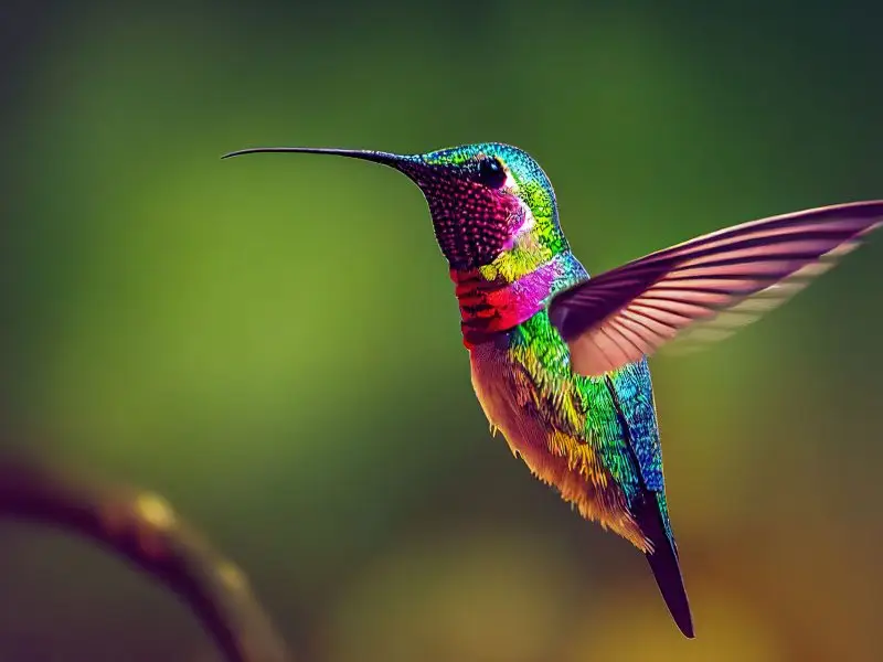 Google Hummingbird image shows a vibrant hummingbird - Concept for google Humminbird