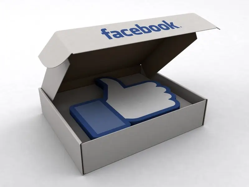 How to Use Facebook Offers to Promote Your Business image shows a thumb up symbol in a partially opened box - facebook offers concept