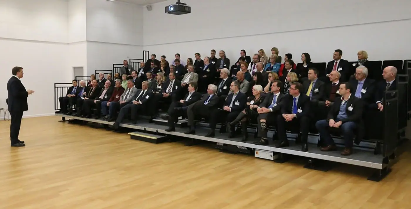 Silverstone Business Forum the image shows those attending the first meeting