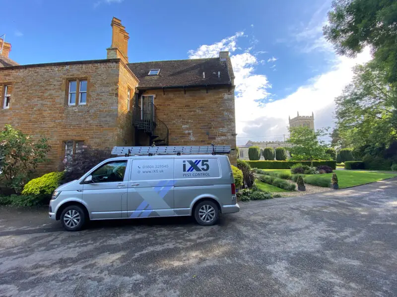 Digital Marketing Case Study iX5 Pest Control – A Partnership Built on Collaboration and Growth - this image shows iX5 Pest Control's van with the logo on the side